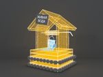 Светодиодная конструкция "Колодец с живой водой"