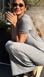 Платье "Enigma" оттенок серый меланж