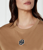 Футболка Elpha_placed1 BOSS BLACK - бежевый(50526205)