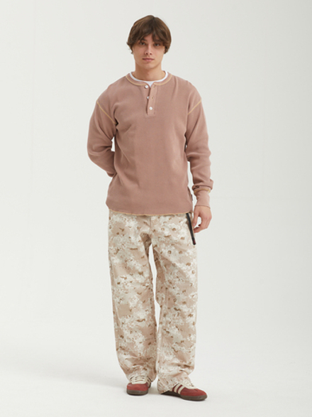 Мужской Лонгслив Healthknit Waffle Henley