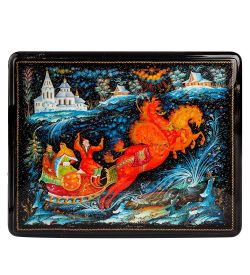 ШК-30/ 80 Шкатулка «Тройка в Суздале» исп. Фролов С. А.