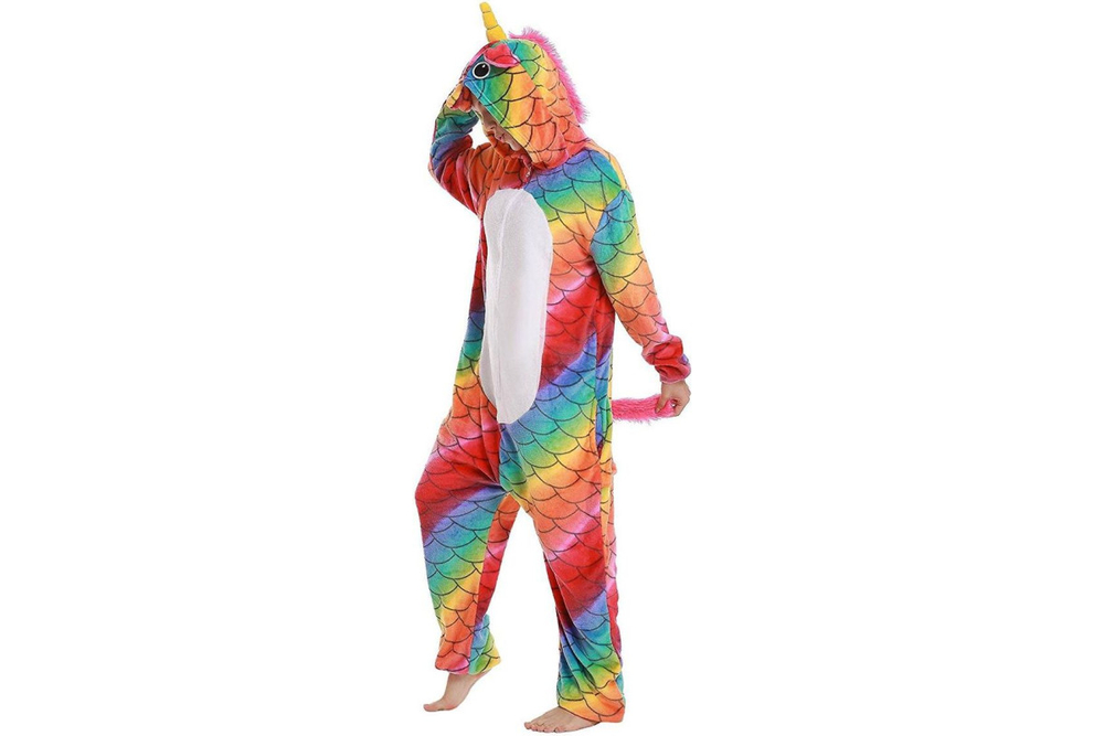 Кигуруми Funfur Единорог Хамелеон Цветной L