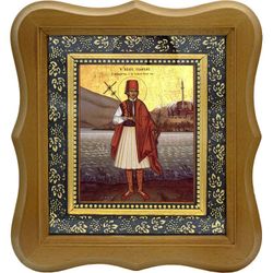 Георгий Кратовский, Софийский, Новый мученик. Икона на холсте.