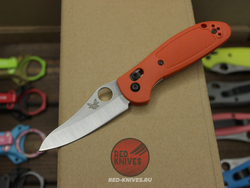 Нож Benchmade 555 Griptilian Mini - оранж нейлон, клинок стоунвош