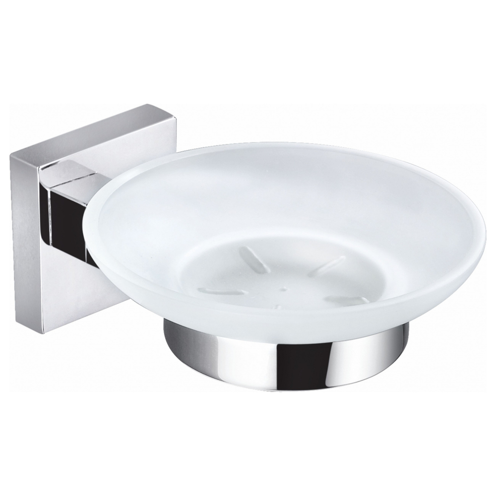 Мыльница с держателем WONZON & WOGHAND POLO, Хром (WW-8922)