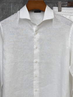 Льняной костюм Zegna