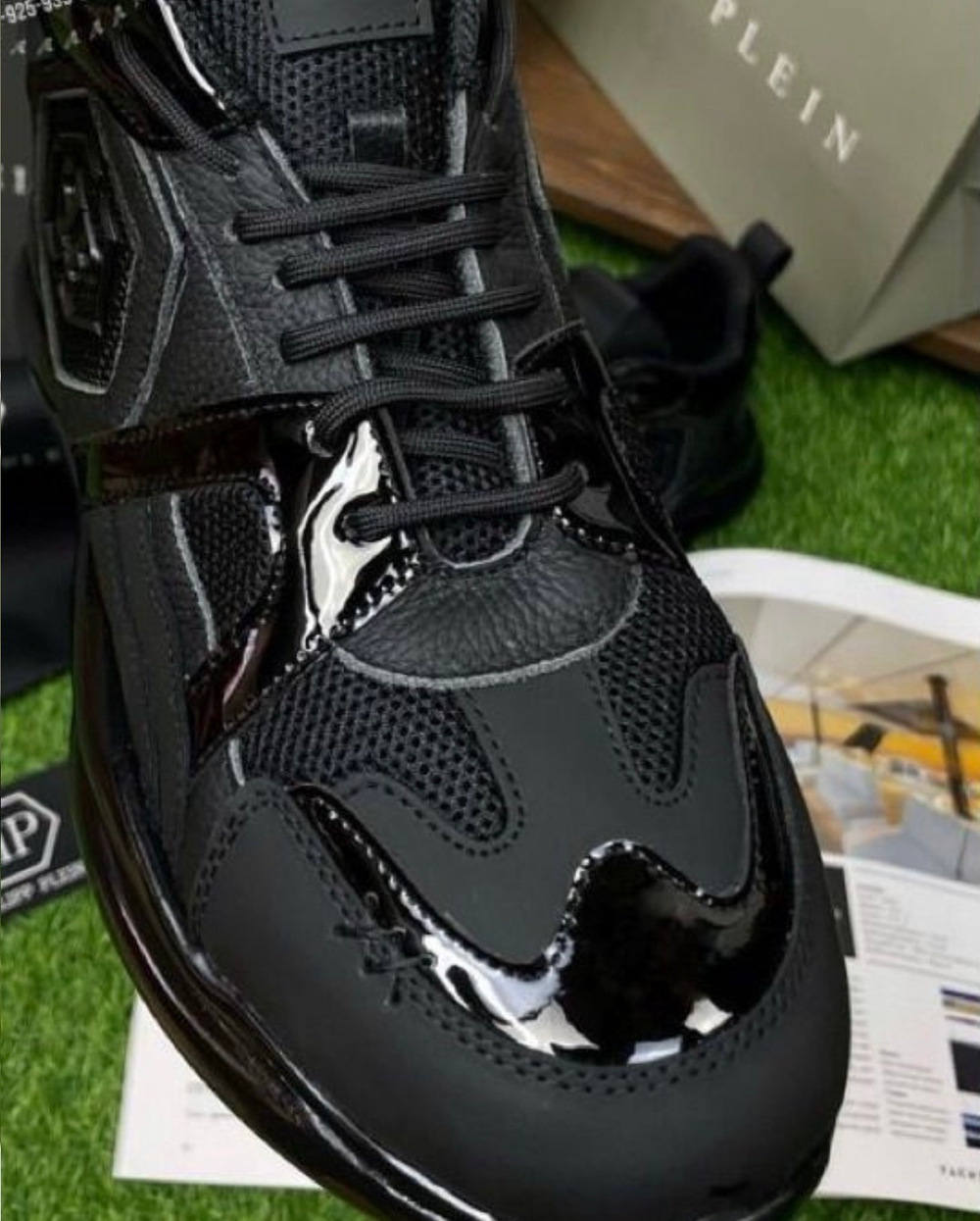 Кроссовки Philipp Plein Hurricane Mix Materials