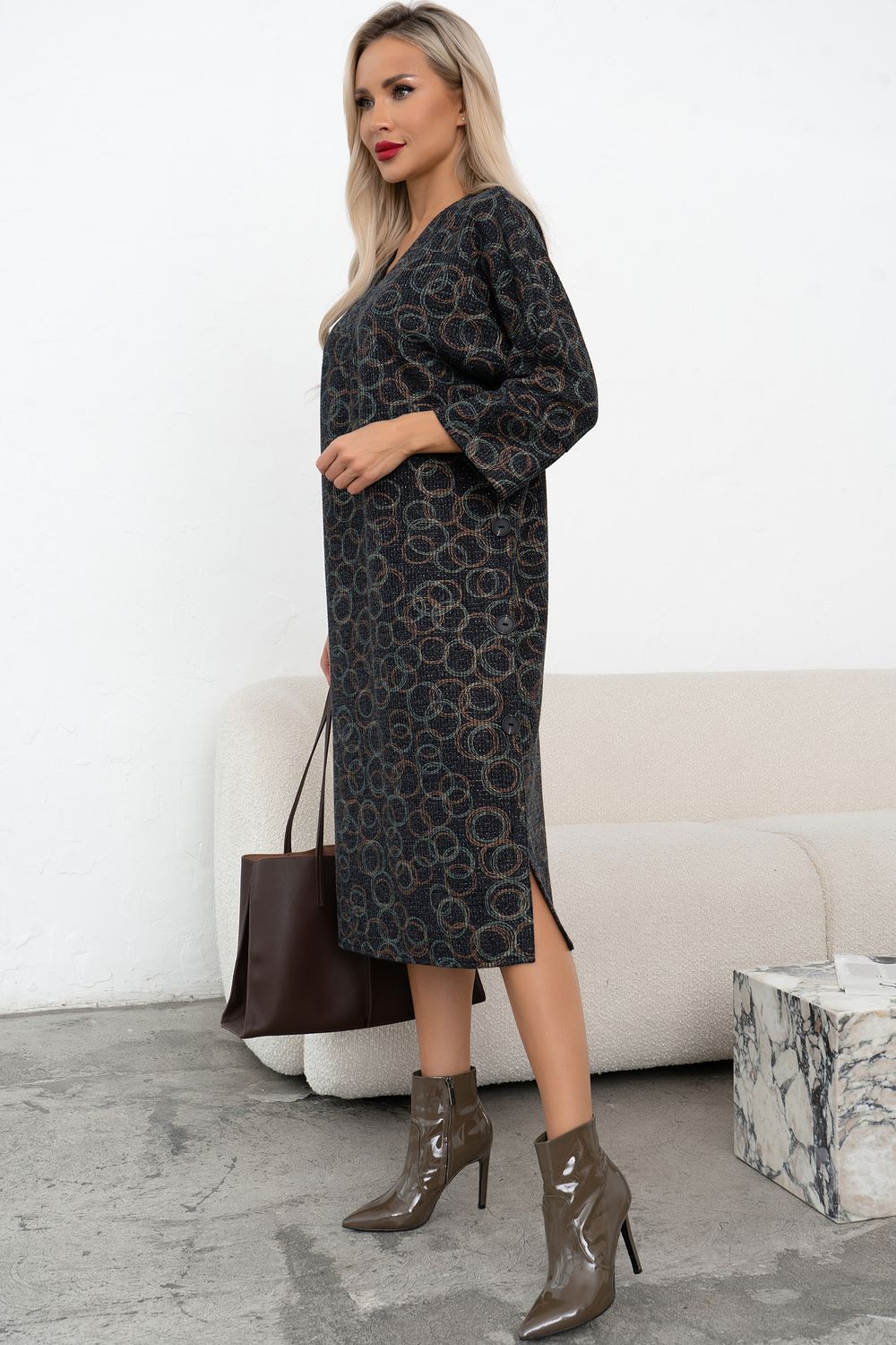 Платье Шарм (графит)-54р-р Р11-1193/6 Nikol