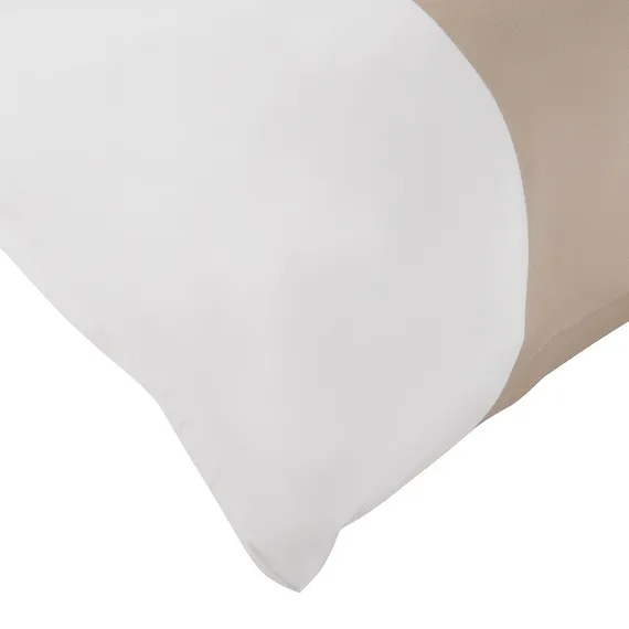 Набор из двух наволочек из сатина  бежевого цвета с авторским принтом Freak Fruit 70х70 см