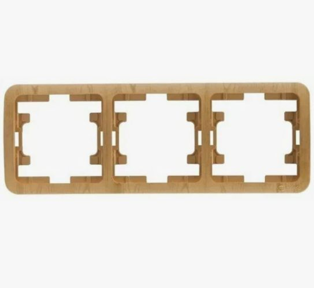 Рамка 2-я горизонтальная Makel Mimoza белая 22012