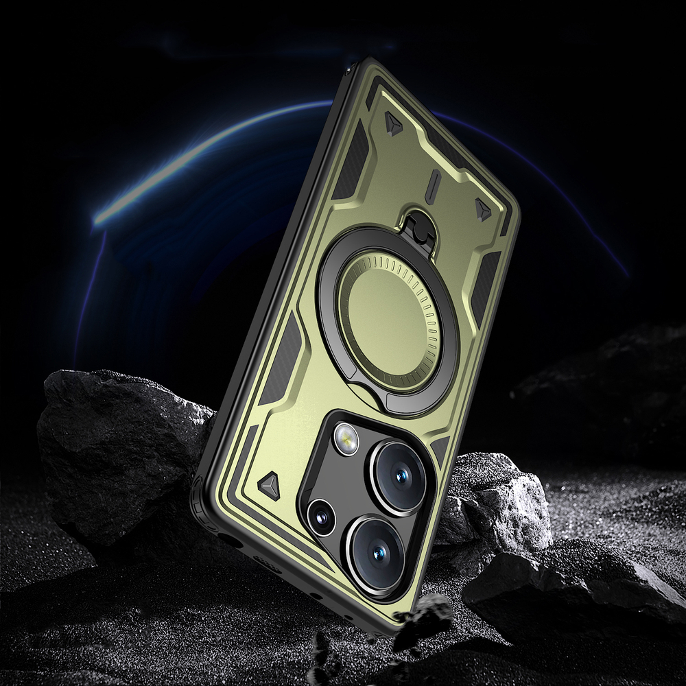 Чехол Magneto Case с кольцом для Poco M6 Pro 4G
