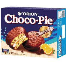 Orion Choco-Pie апельсин и шоколад пирожное, 360 г, 2 шт