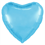 Шар фольгированный Сердце 76 см (Голубой)