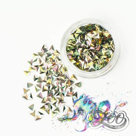 Чешуя дракона 3D треугольники 3 мм, 1265