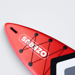 Sup board ozerus сап борд двухслойный. доска надувная 11.6' (цвет: красный/серый)