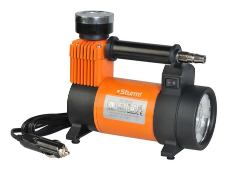 КОМПРЕССОР АВТОМОБИЛЬНЫЙ STURM! 12В 35Л/МИН 10 БАР MC8835