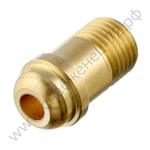 Переходник М16х1,5LH-М12х1,25LH, латунь