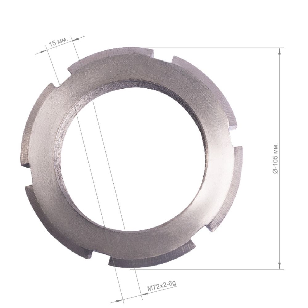 Контргайка М72х2-6Н
