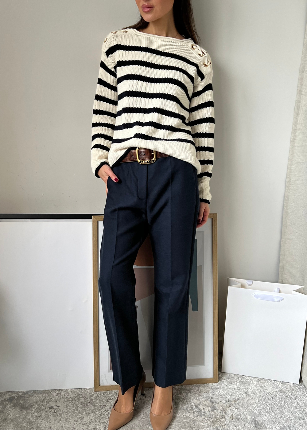 Хлопковый джемпер Massimo Dutti, XS