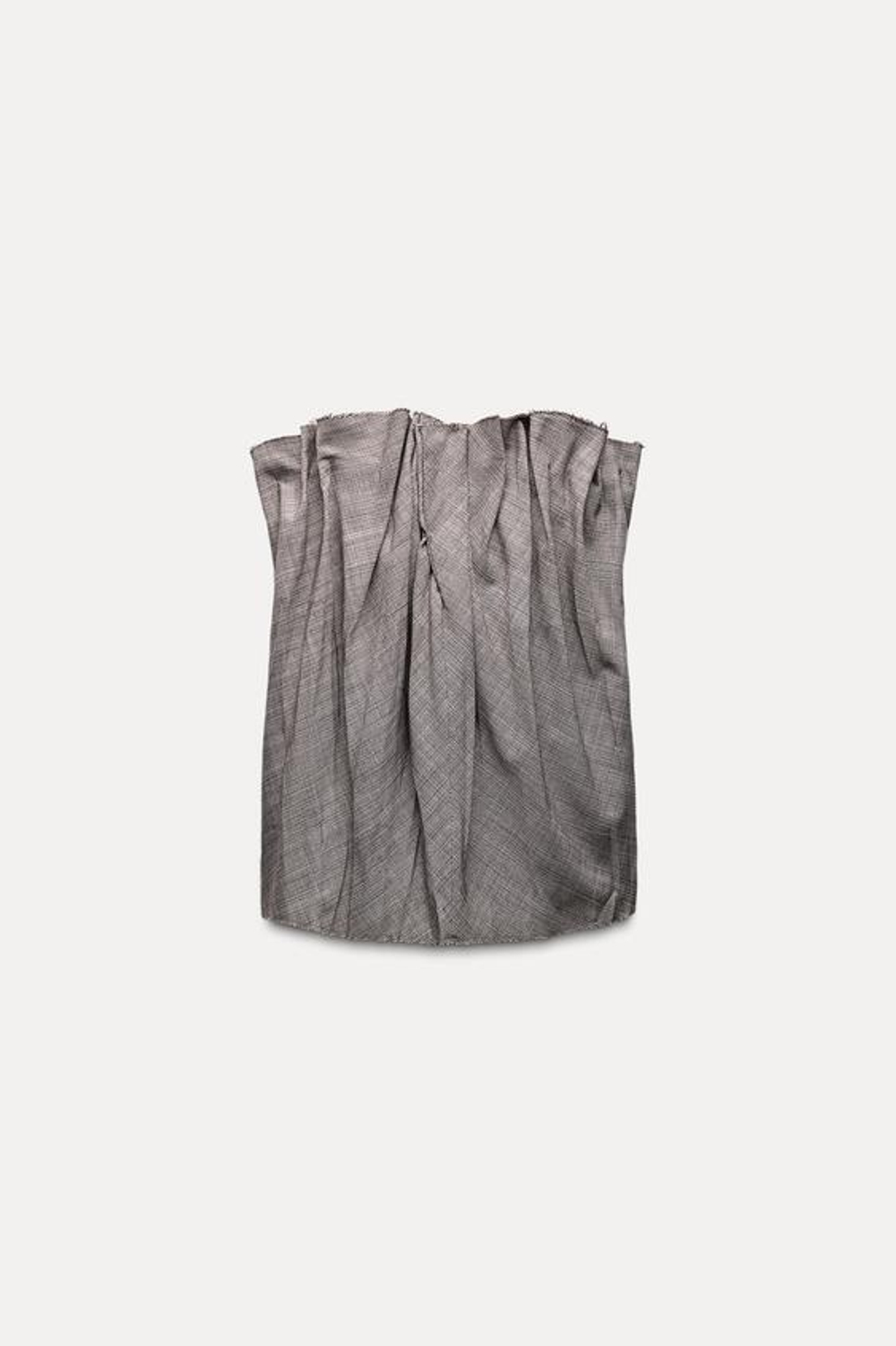 ZARA ТОП СО СБОРКАМИ И ОТКРЫТЫМИ ПЛЕЧАМИ — ZW COLLECTION, РАЗНОЦВЕТНЫЙ