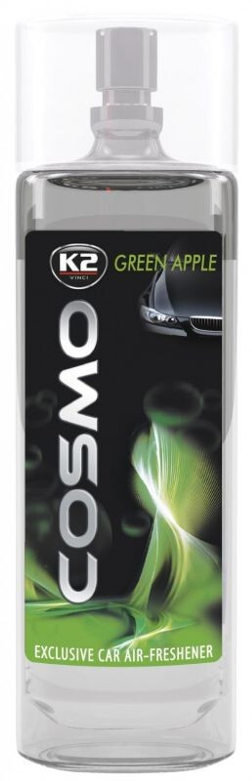 ОСВЕЖИТЕЛЬ ВОЗДУХА Д/АВТО К2 COSMO GREEN APPLE СПРЕЙ 50ML