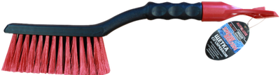 Щетка со скребком AL-113-(кор.48шт) чер-красн.