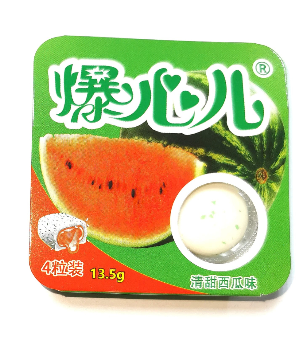 Жевательная резинка АРБУЗ 4 в блистере 13,5гр