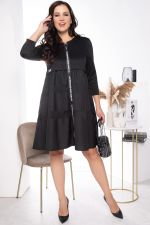 Платье "Земфира" (черное) П7788 LT Collection (Акция)