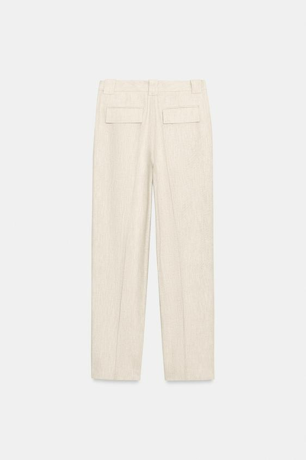 КОМПЛЕКТ БРЮК ИЗ РУСТИКОВОЙ ТКАНИ С ПРЯМЫМ КРОЕМ - ZARA