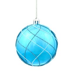 GAEM Набор из 12шт Украшение новогоднее Шар "Алмазная сетка", D 8 см, L35 W26,5 H8,5 см