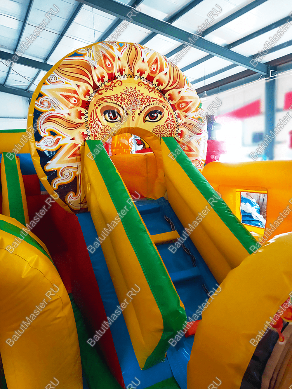 Надувной батут "В гостях у совы", 7*5*3 м