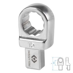 KING TONY (34502115M) Насадка накидная серии "FIT", 15 мм, 9х12 мм