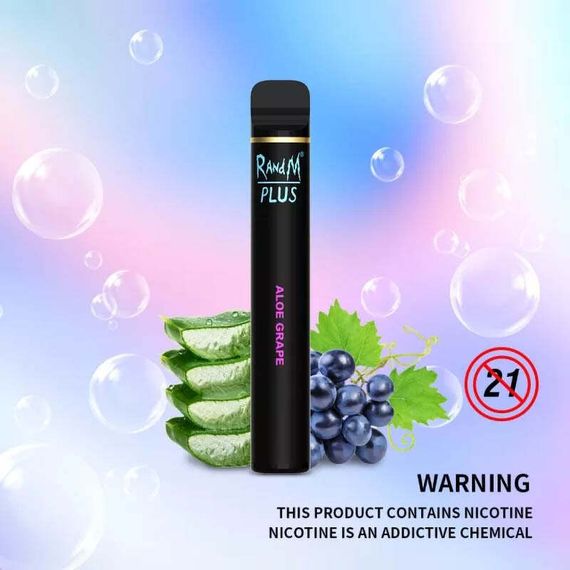 RandM 800 Plus - Aloe Grape (2% nic)