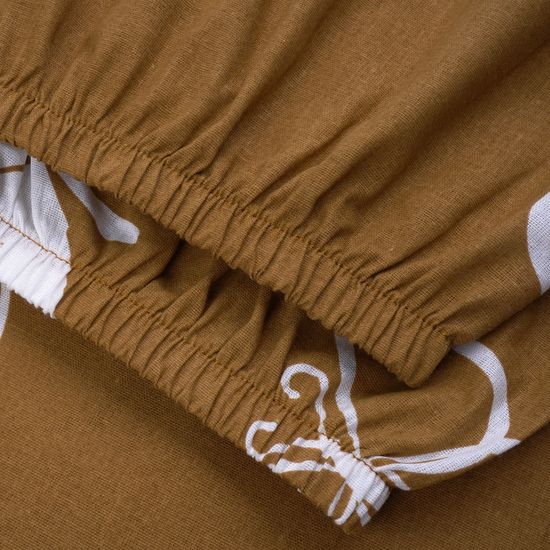 Простыня на резинке  Афина,  160x200х30 см. , бязь  DOMTEKC