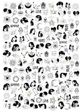 Слайдер-дизайн Crazy Shine Nails: Готика