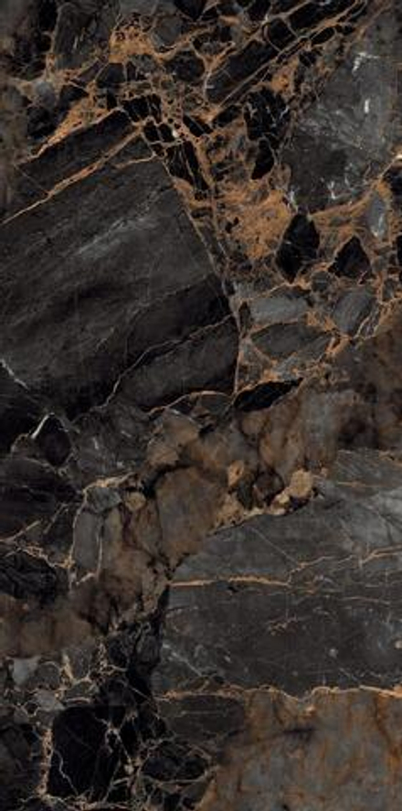 Керамогранит Decorum черный 60x120 суперполировка GT1206011705HPR