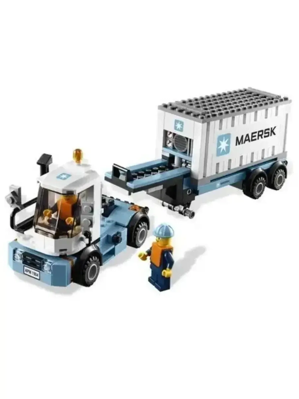Конструктор Сити Грузовой поезд Маерск 1239 деталей
