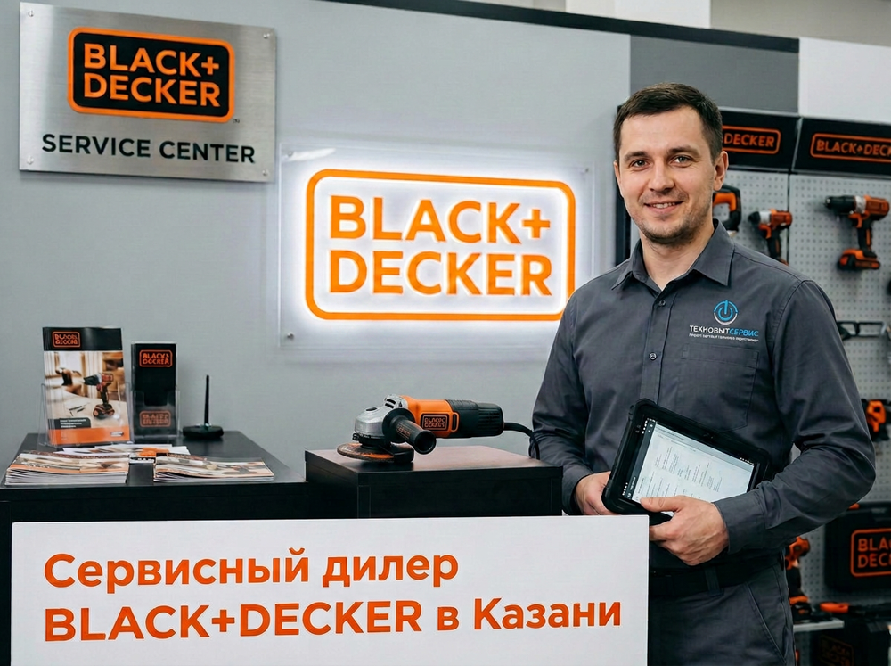 Ремонт болгарки Black+Decker в Казани