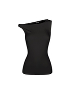 black asymmetric top