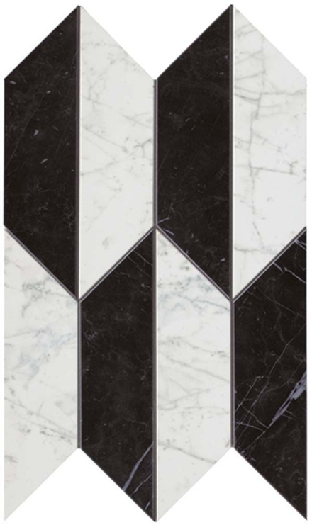 Мозаика Керамогранит Marvel Half Hex Cold LAPP.