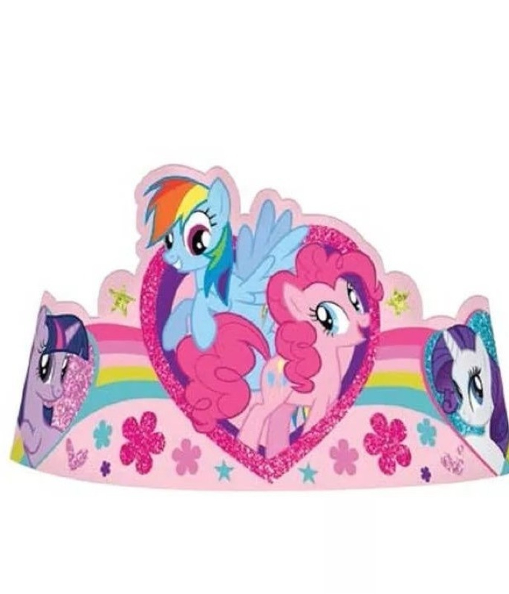 Тиара бумажная My Little Pony 8 шт