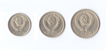 20,15,10 копеек 1989 г. Набор 3 шт. Люкс XF