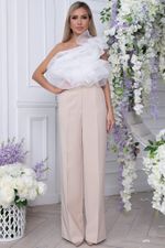 Брюки палаццо (беж) Б8842 LT Collection (Акция)