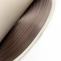 Атласная лента 6 мм, кофе