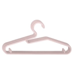 Комплект вешалок для детской одежды, 3 шт, размер 34 см, розовый