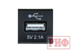 Розетка USB 2,1A для Toyota 22x22