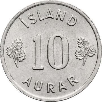 10 эйре 1946-1969 Исландия
