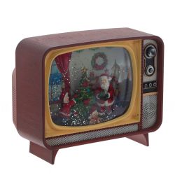 GAEM Изделие декоративное "Телевизор" (подсвет,вьюга,музыка, LR14х3 н/п +USB 100 см), L2, L21 W12 H17 см