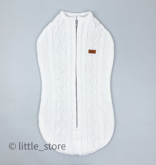 Кокон вязаный "Basic" Молочный