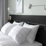 Каркас кровати с контейнером и матрасом - IKEA NORDLI, 200х140 см, черный, НОРДЛИ ИКЕА